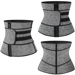 Woman Slimming Sheath Waist Trainer Tummy Reducing Girdles Weight Loss Shapewear Modeling Belt Sauna Sweat Body Shaper Corset