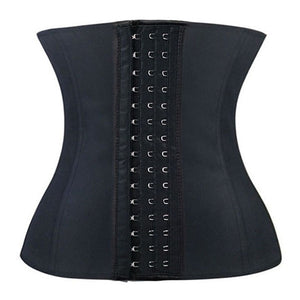 MASS21 Waist Trainer Corset 100% Latex Corset Sexy Women Latex Waist Cincher Slimming Shapewear Bodysuit -A