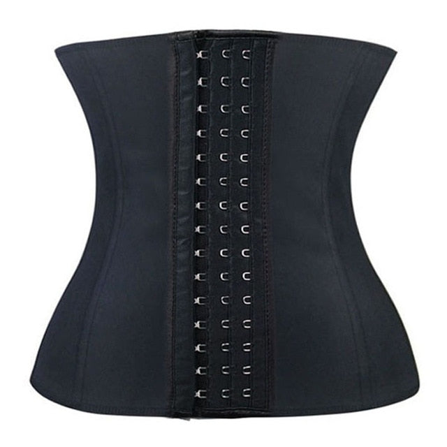 MASS21 Waist Trainer Corset 100% Latex Corset Sexy Women Latex Waist Cincher Slimming Shapewear Bodysuit -A