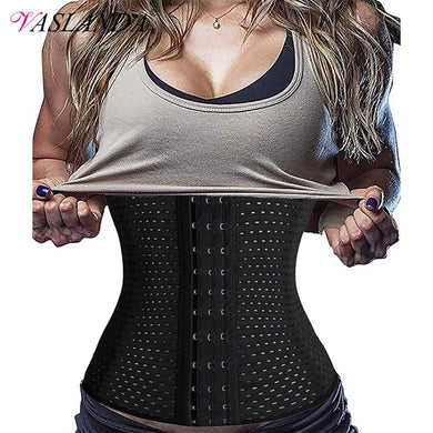 VASLANDA Women Waist Trainer Corsets Slimming Belt Body Shaper Postpartum Recovery Abdominal Trimmer Shapewear Cintas Modeladora