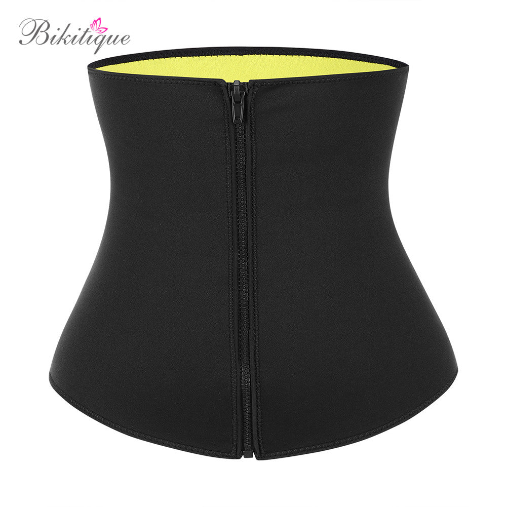 Women Body Shapers Waist Belt Cincher Neoprene Thermal Waist Slimmer Zipper Women Slimming Tranier Waist Corset