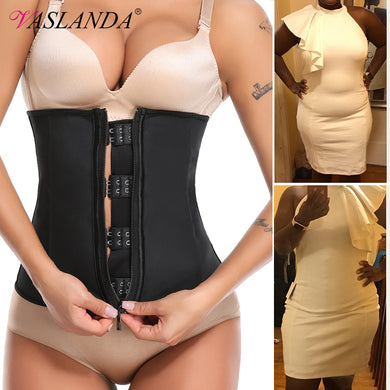 VASLANDA Women Weight Loss Waist Trainer Body Shaper Tummy Control Abodmen Trimmer Belt Shapewear Sweat Girdle Underbust Corset