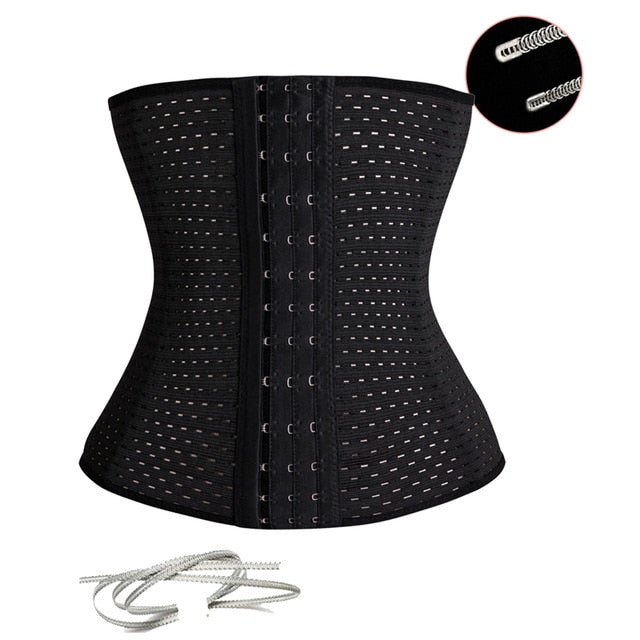LELINTA Corset Workout Waist Trainer Cincher Girdle Glass Ladies Tummy Control Body Shaper Underbust Slimming Belt WeigthLoss