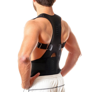 Men Women Magnetic Therapy Posture Corrector Adjustable Brace Supports Belt Body Shapers Prevents Slouching Shoulder Belt S-4XL