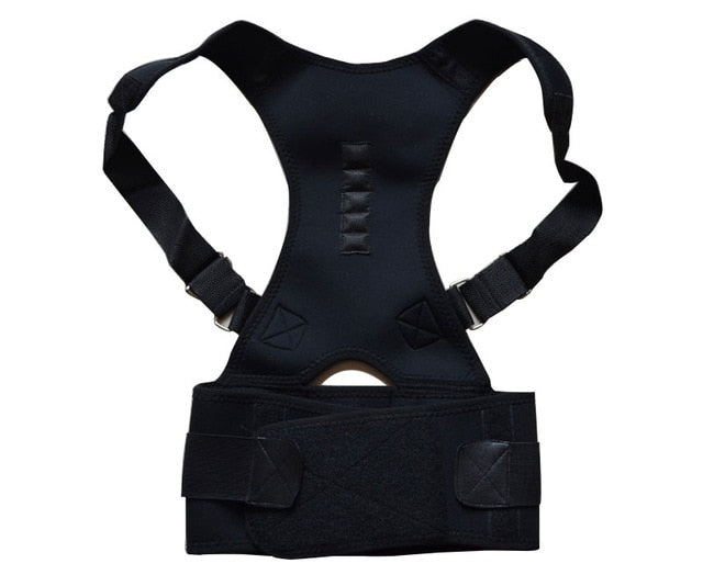 Men Women Magnetic Therapy Posture Corrector Adjustable Brace Supports Belt Body Shapers Prevents Slouching Shoulder Belt S-4XL
