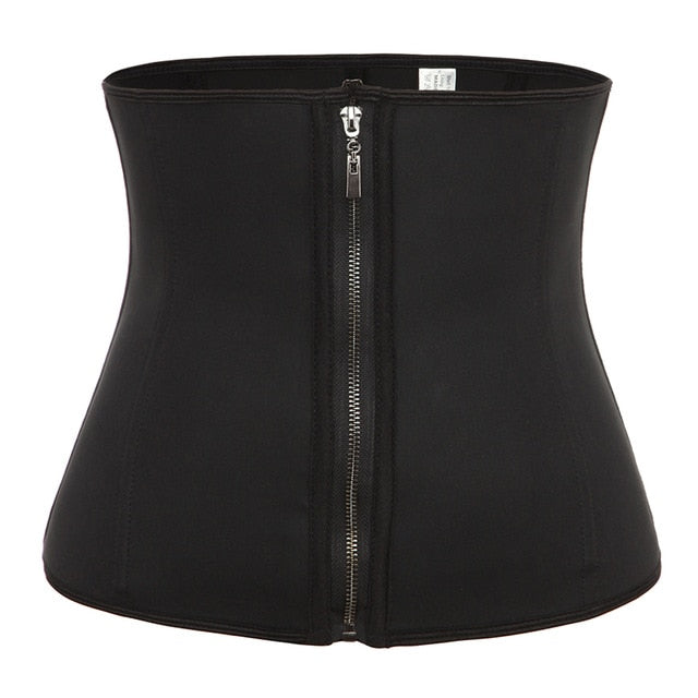 VASLANDA Sweat Waist Cincher Trainer Women's Underbust Corsets Neoprene Sports Girdle Hourglass Body Shaper Postpartum Shapewear