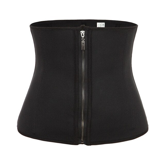Women Corset Waist Trainer Body Shaper Zipper Underbust Slim Tummy Waist Cincher Slimming Shaper Belt Shapewear