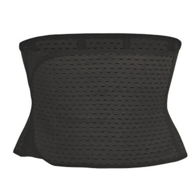 Women Hollow Breathable Elastic Waist Trainer Slimming Belly Band Tummy Compression Band Support Girdle Invisible Body Shaper