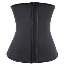 Hooks And Zipper Rubber Latex Waist Trainer Sexy Women Slimming Body Shaper Corsets Underbust Waist Cincher Corset Tops