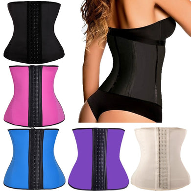 New Latex Waist Cincher Corset Waist Trainer Corset Latex Shapewear Sexy Corsets and Bustiers Fast Ship Lumbar Supports Shaper