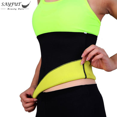 Hot Sweat Neoprene Body Shaper Slimming Belt Waist Cincher Girdle For Weight Loss Women & Men Stomach Waist Trainer Shapewear