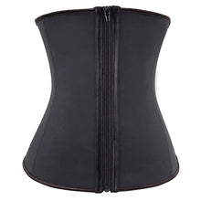 Hooks And Zipper Rubber Latex Waist Trainer Sexy Women Slimming Body Shaper Corsets Underbust Waist Cincher Corset Tops