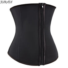 New Fashion Corset Body Shaper Slimming Latex Rubber Waist Trainer Underbust Zipper Slimming Cincher Shapewear Waist Cinchers