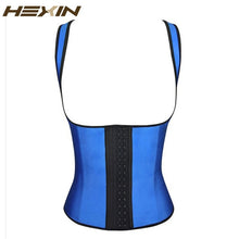HEXIN Latex Vest Waist Trainer Classic Vest Waist Cincher Black Fajas Reductoras Plus Size Body Shaper Women Shaperwear
