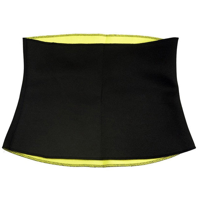 Fashion Neoprene Sauna Sweat Belt Fitness Stretch Waist Trainer Body Shaper Tummy Cincher Corset Slim Belly Binder Trans