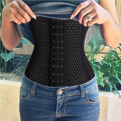 Women Waist Trainer Steel Bone Cincher Corset Belt Shaper Body Shapewear Underbust Control Elasticat Slimming Tummy Belt Fajas