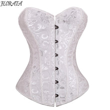 New Waist Trainer Corset Sexy Whiate Body Shaper Slim Corsets And Bustiers Overbust Floral Tummy Control Girdle Black Tops