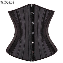 NEW Good Quality Spiral Steel Boned Corsets And Bustiers Underbust Floral Corsets Waist Trainer Cincher Body Shaper Slimming