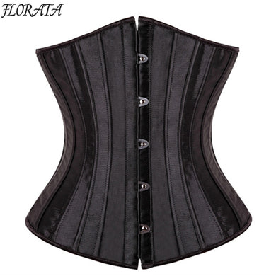 NEW Good Quality Spiral Steel Boned Corsets And Bustiers Underbust Floral Corsets Waist Trainer Cincher Body Shaper Slimming