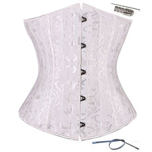 NEW Good Quality Spiral Steel Boned Corsets And Bustiers Underbust Floral Corsets Waist Trainer Cincher Body Shaper Slimming