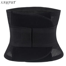 SAYFUT Breathable Adjustable Slimming Belt Body Shaper Corset Waist Trainer Slim Waist Cincher Tummy Control Modeling Strap