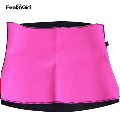 FeelinGirl Thermo Neoprene Body Shaper Cinta Modeladora Slimming Waist Trainer Cincher Weight Loss Belt Shapewear Corset