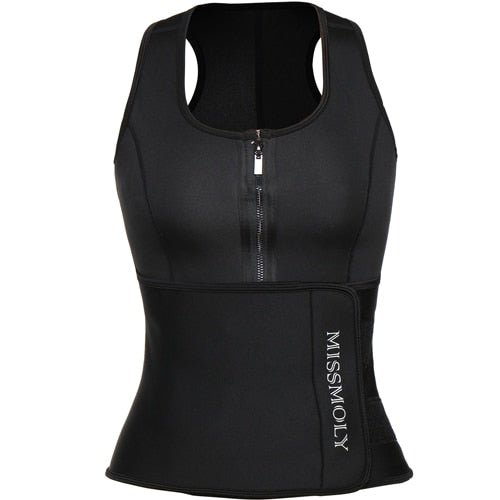 Women Waist Trainer Workout Slimming Sweat Vest Belt Body Shaper Neoprene Sauna Plus size Shapewear Corset Weight Loss Slimmer