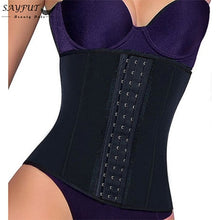 SAYFUT Latex Rubber Waist Trainer Cincher Steel Boned Body Shaper Girdle Slimming Weight Loss Control Tummy Belt Shapewear S-3XL