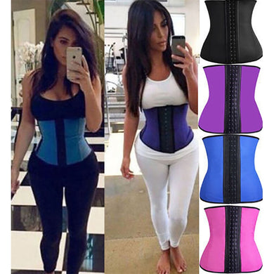 Miss Moly Latex Rubber Waist Trainer Tummy Slimmer Underbust Boned Body Shaper Cincher Corset Modeling Belt Plus Size Shapewear