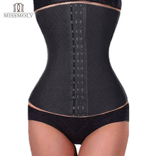 Women Underbust Waist Trainer Corset Steel Boned Hourglass Body Shaper Plus Size XS-XL Black Girdle Waist Cincher  US