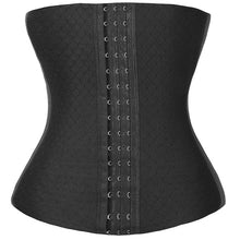 Women Underbust Waist Trainer Corset Steel Boned Hourglass Body Shaper Plus Size XS-XL Black Girdle Waist Cincher  US