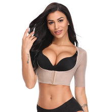 Upper Arm Compression Sleeves Post Surgery Top Body Shaper for Women Posture Corrector Crop Top Arm Shaper