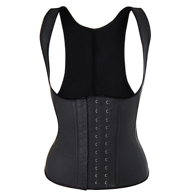 Miss Moly 9 Spiral Steel Bone Latex Waist Trainer Modeling Belt Cincher Tops Plus Size Girdle Body Shaper Slimming Corset
