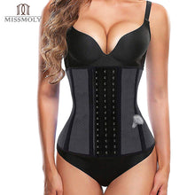 Women Underbust Latex Rubber Breathable Shaper Waist Trainer Corset Steel Boned Hourglass Girdle Slim Waist Cincher