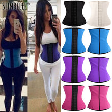 100% Latex Waist Trainer Corset Steel Boned Women Shapewear Body Shaper Tummy Control Slimming Belt Waist Cinchers