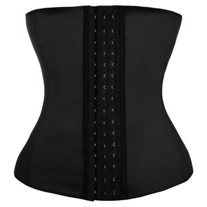 100% Latex Waist Trainer Corset Steel Boned Women Shapewear Body Shaper Tummy Control Slimming Belt Waist Cinchers