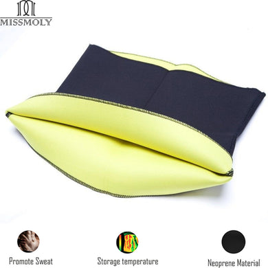 Miss Moly Sweat Waist Trainer Cincher Body Shaper Modeling Belt Tummy Control Shapers Faja Girdle Slimming Fitness Shapewear