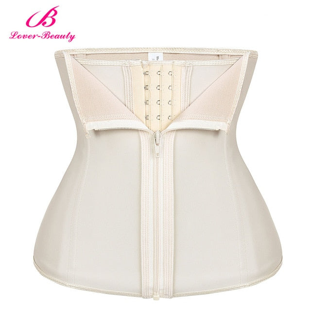 Lover Beauty Double Control Waist Trainer Corset Body Shaper Tummy Fat Burning for Hourglass Sweat Sauna Waist Trainer Slimming