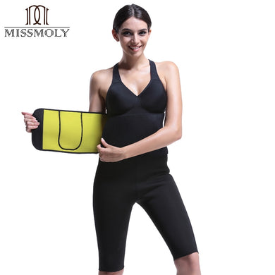 Miss Moly Thermo Modeling Belts Neoprene Waist Trainer Tummy Slimming Control Shapewear Reducing Body Shaper Reductive Strip