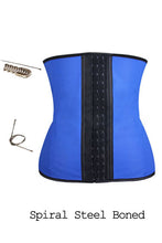 Big Discount! 9 Steel Boned Corset 100% Latex Waist Trainer For Women Latex Waist Cincher Belt Body Shaper Women Shapewear