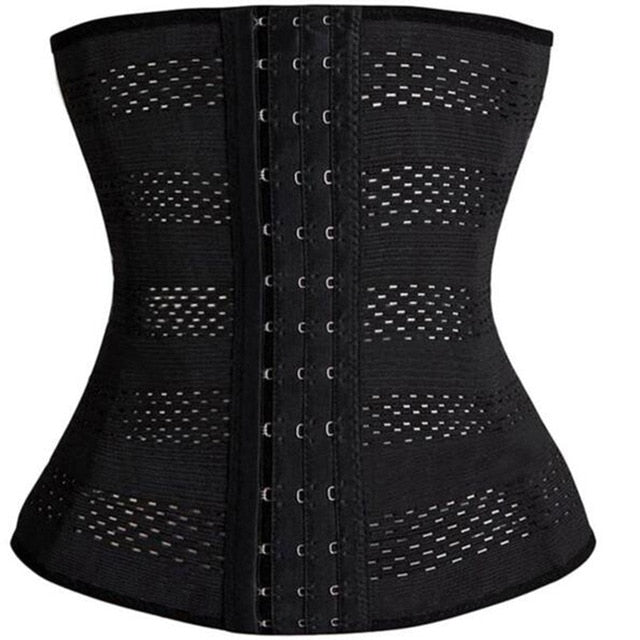 Women's Breathable Elastic Corset Waist Trainer Cincher Belt Shapewear Body Shaper Plus Size Shapewear Slimming Belt