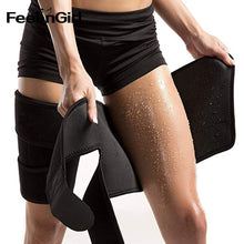 Feelingirl Thigh Trimmers For Men & Women (2 Packs) Leg Support Fat Burning Body Weight Loss Shapers Thigh Wrap Sauna Belts