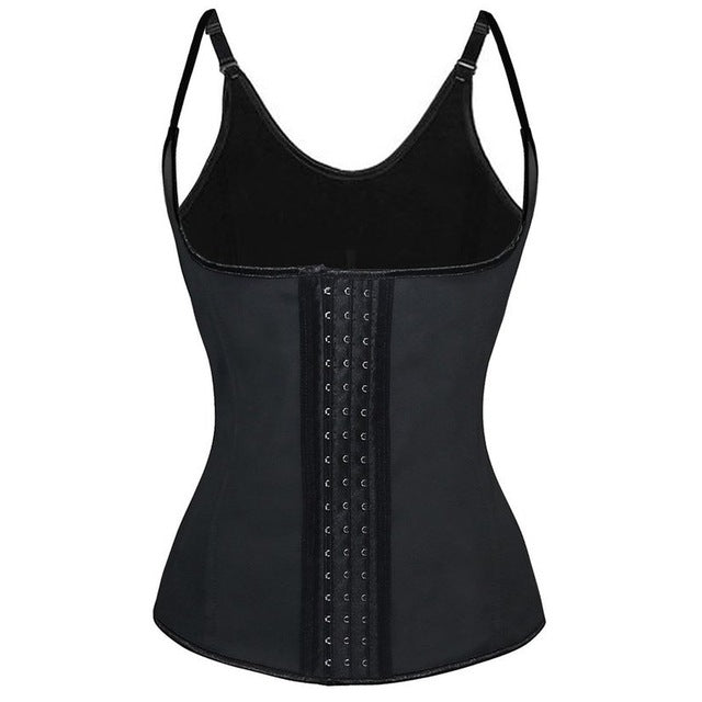 Women Body Shaper Waist Trainer Steel Boned Slimming Belt Girdle Faja Shapewear Hook Tummy Control Shaper Compression