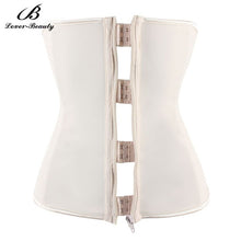 Lover Beauty Latex Waist Trainer Zipper Underbust Tummy Corset Body Shaper Waist Cincher Slimming Belt Plus Size Shapewear Women