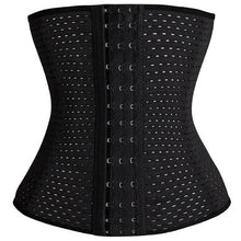 Women Latex Body Shaper Waist Trainer Hollow Out Waist Cincher Corset Slimming Belt Shapewear Girdle Hook Faja Plus Size Slim