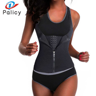 Womens Modeling Strap Bodysuit S-3XL Slimming Waist Trainer Fat Burning Body Shaper Tummy Waist Cincher Tank Shapewear Plus Size