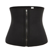 Latex Waist Trainer Fajas Body Shaper Women Faja Slimming Belt Tummy Shaper Steel Boned Shapewear Zipper Hook Control Girdle