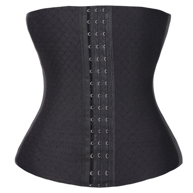 Women Body Shaper Steel Boned Waist Trainer Cincher Tummy Girdle Corset Shapewear Slimming Underbust Control Belt Elastic Fajas