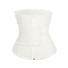FeelinGirl Latex Waist Trainer Modeling Belt 7 Steel Bone High Compression Zipper Plus Size Thermal Corset Body Shaper Cincher