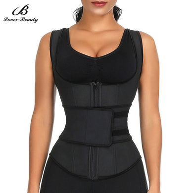 Lover Beauty Latex Waist Trainer Corsets Slimming Belt Girdles For Women Fajas Reductoras Cinta Abdominal Waist Cincher Vest-E